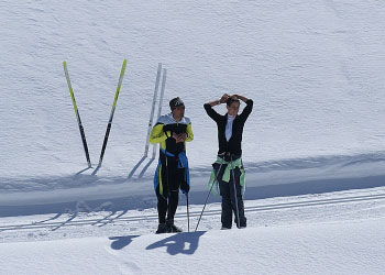 winter skiurlaub hotel an der skipiste in galtür langlauf